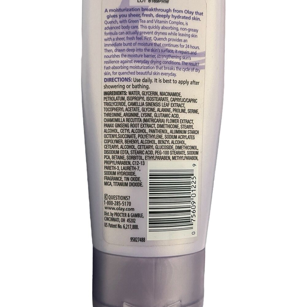 Olay Body Quench Lotion Active Hydration - 8.4 oz -Green Tea & Vitamin Purple - Picture 3 of 5